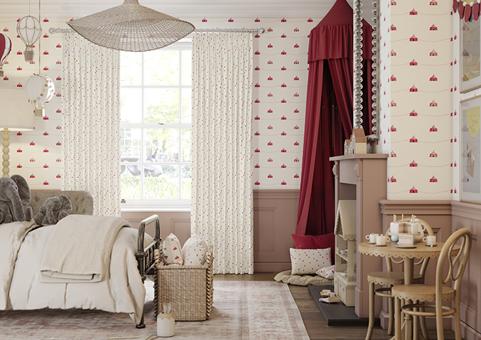 May Day, Balloons Brights - Made to Measure Curtains - Image 3